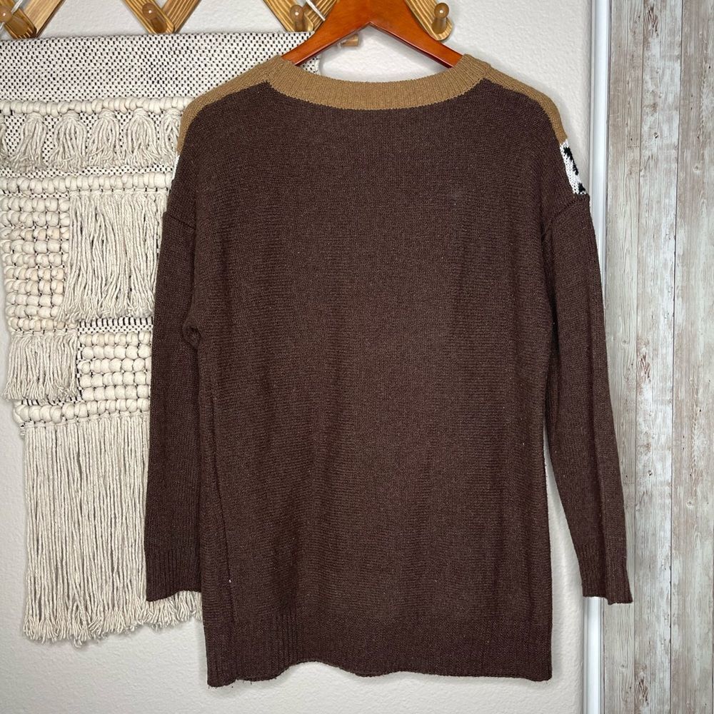 Leopard Color-Block Sweater - Picture 4 of 5